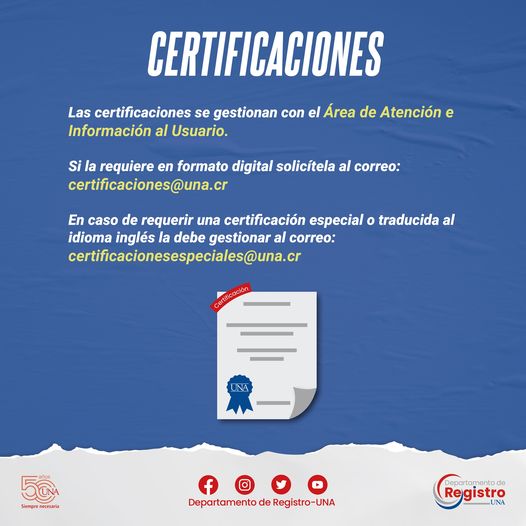 Certificaciones